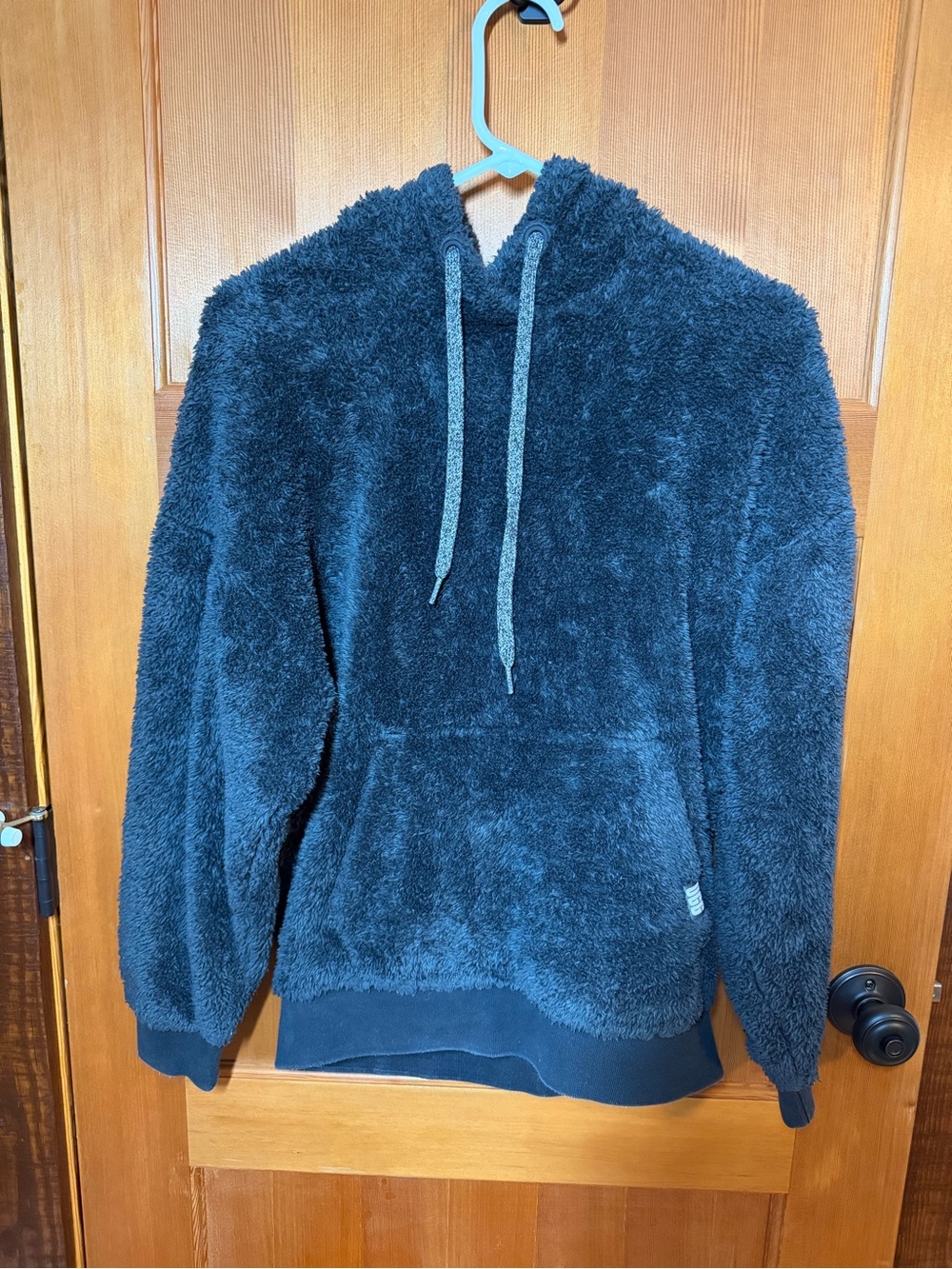 UGG Plush Fleece Hoodie in Dark Gray